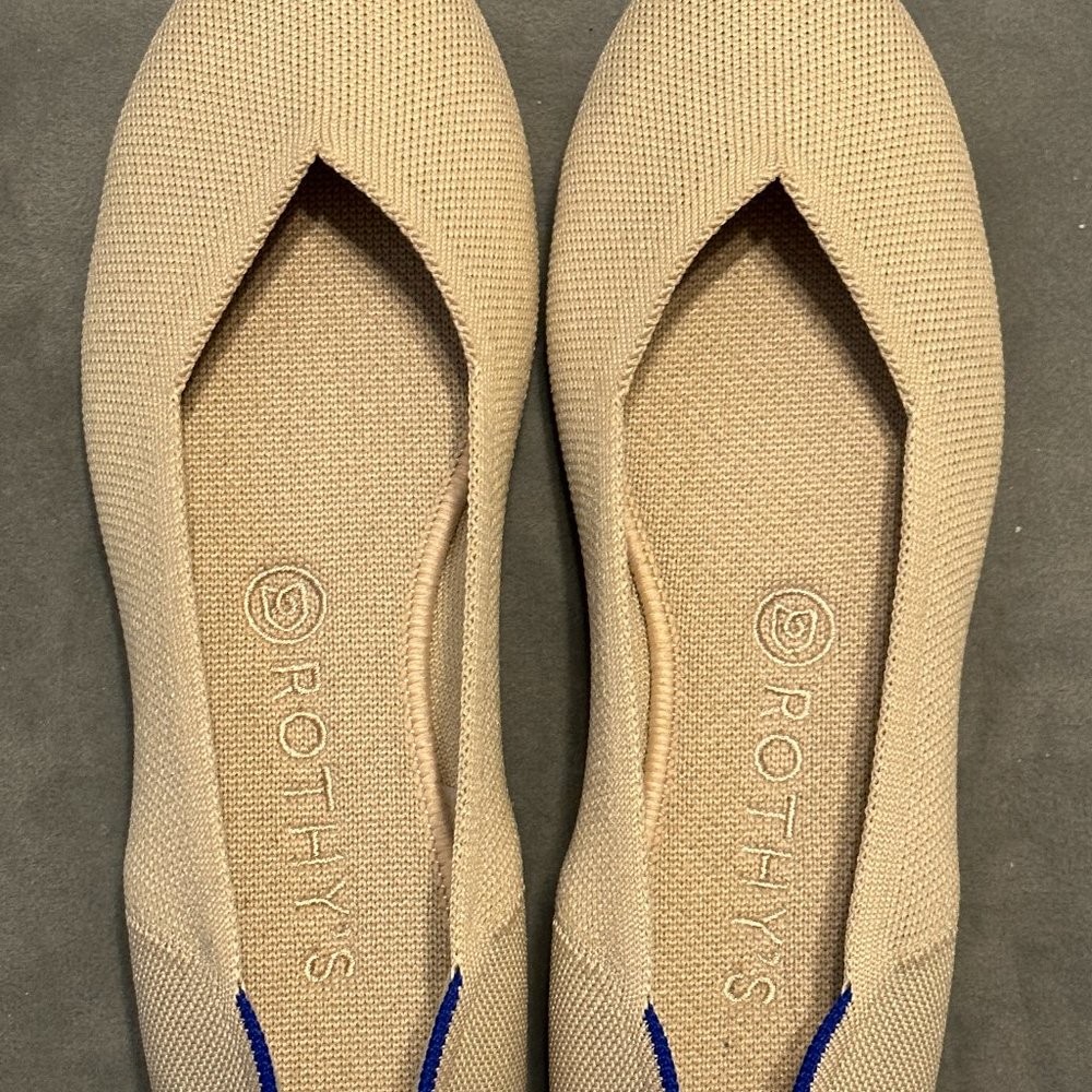 Rothy's The Flat Ecru 8.5